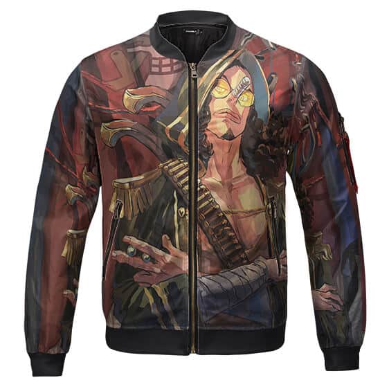 One Piece Nami And Usopp Awesome Fan Art Bomber Jacket Front - One Piece Gifts