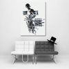 One Piece Pirate Roronoa Zoro Black And White 1pc Wall Art 2 - One Piece Gifts