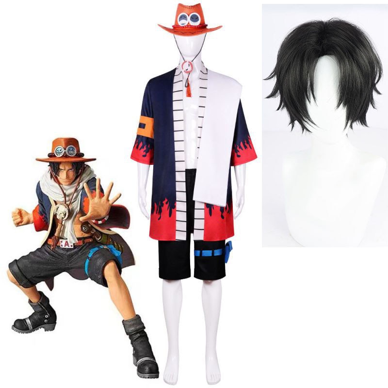 One Piece Portgas Cosplay Ace Costume