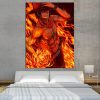 One Piece Portgas D Ace Fire Fist Power Orange 1pc Wall Art 1 - One Piece Gifts