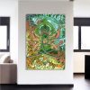 One Piece Roronoa Zoro Epic Asura God Green 1pc Canvas Print 2 - One Piece Gifts