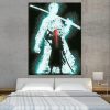 One Piece Roronoa Zoro Swordsman Silhouette 1pc Canvas Print 1 - One Piece Gifts