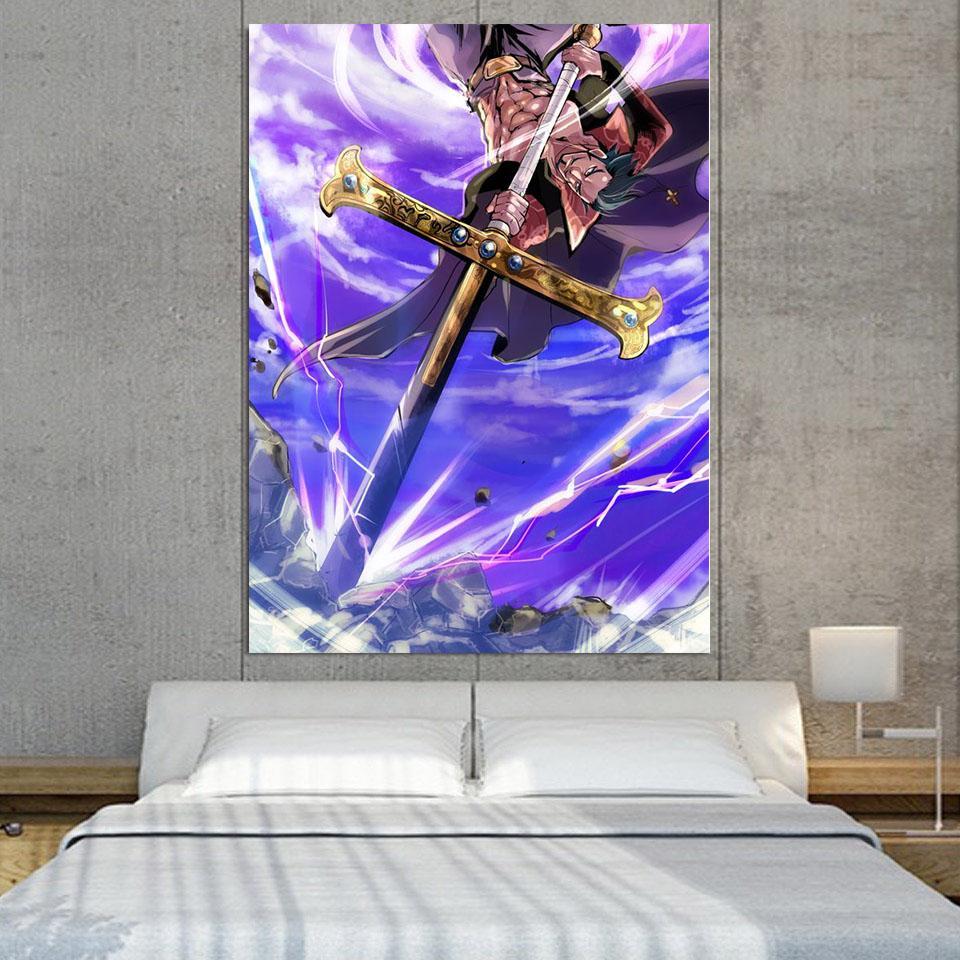 One Piece Shichibukai Dracule Hawk Eyes Mihawk 1pc Wall Art 1 - One Piece Gifts
