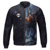 One Piece Straw Hat Pirates Brook Dead Bones Varsity Jacket Front - One Piece Gifts