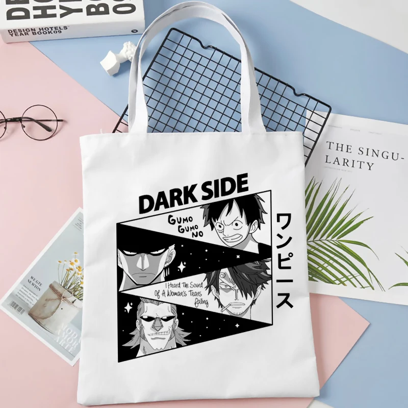 One Piece shopping bag shopper bolsas de tela reusable bolso jute bag bag shoping bolsas reutilizables 1 - One Piece Gifts