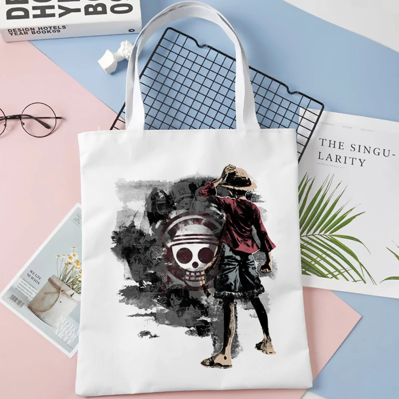 One Piece shopping bag shopper bolsas de tela reusable bolso jute bag bag shoping bolsas reutilizables 11 - One Piece Gifts