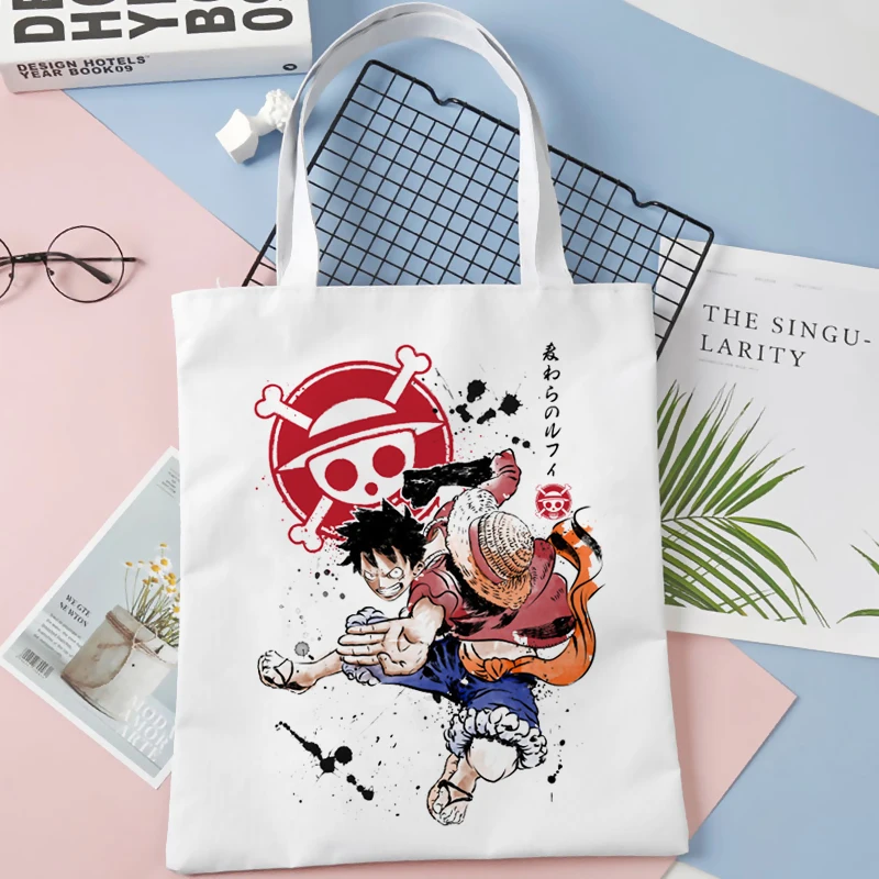 One Piece shopping bag shopper bolsas de tela reusable bolso jute bag bag shoping bolsas reutilizables 18 - One Piece Gifts