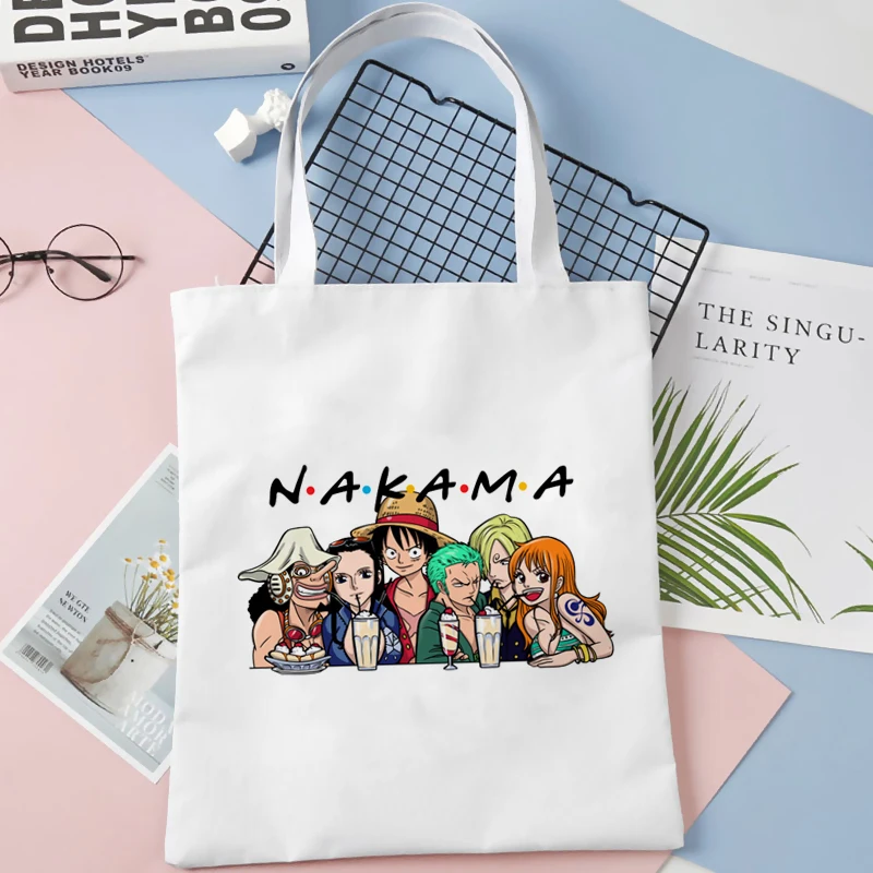 One Piece shopping bag shopper bolsas de tela reusable bolso jute bag bag shoping bolsas reutilizables 19 - One Piece Gifts