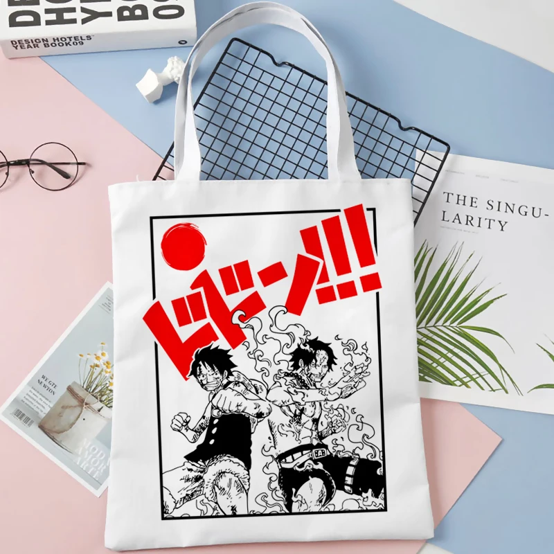 One Piece shopping bag shopper bolsas de tela reusable bolso jute bag bag shoping bolsas reutilizables 20 - One Piece Gifts