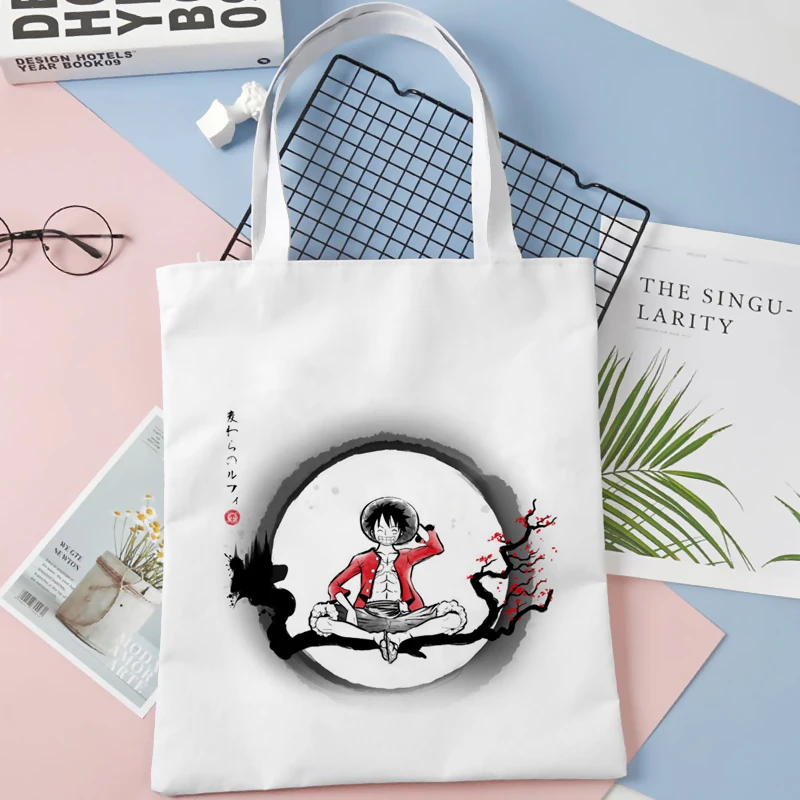 One Piece shopping bag shopper bolsas de tela reusable bolso jute bag bag shoping bolsas reutilizables 9 - One Piece Gifts