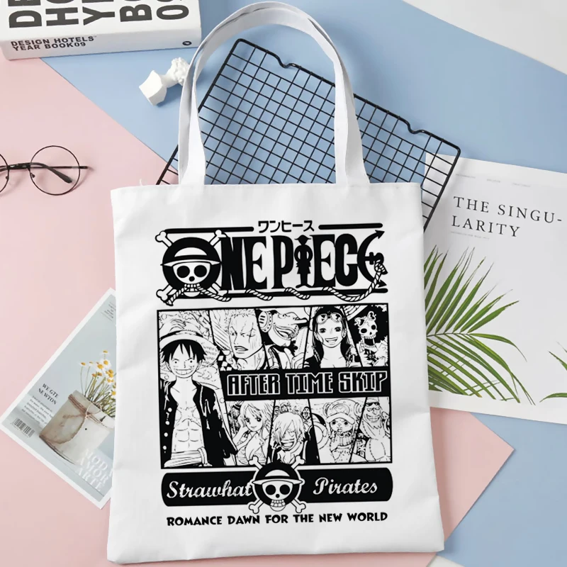 One Piece shopping bag shopper bolsas de tela reusable bolso jute bag bag shoping bolsas reutilizables - One Piece Gifts