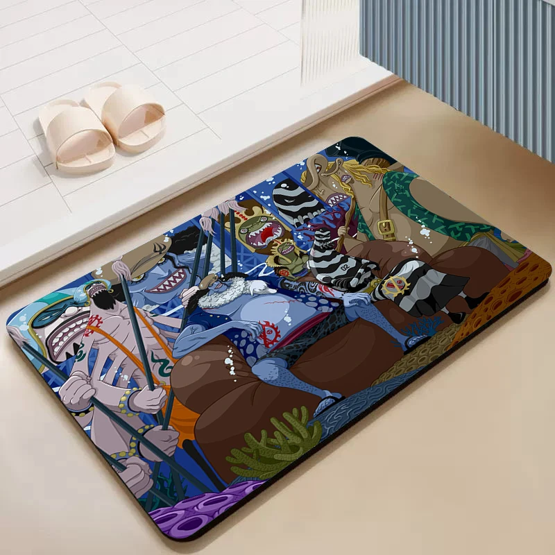 One Pieces Diatom Ooze Kitchen and Home Items Door Mat Welcome Deal Custom Rugs Entrance Carpet 11 - One Piece Gifts