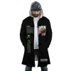 Roronoa Zoro One Piece AOP Hooded Cloak Coat FRONT Mockup - One Piece Gifts