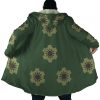 Roronoa Zoro Wano Country Arc Hooded Cloak Coat NO HOOD Mockup - One Piece Gifts