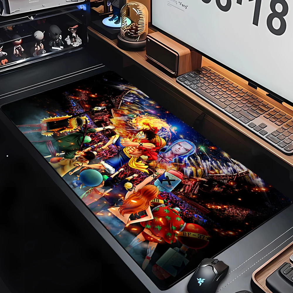 Speed XXL Rubber 900x400 Cartoon Big Motbook Computer PC Mousepad O One Piece Gaming Mouse Pad 6 - One Piece Gifts
