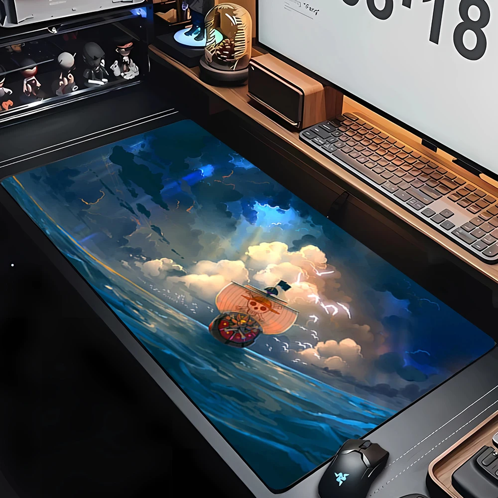 Speed XXL Rubber 900x400 Cartoon Big Motbook Computer PC Mousepad O One Piece Gaming Mouse Pad 8 - One Piece Gifts