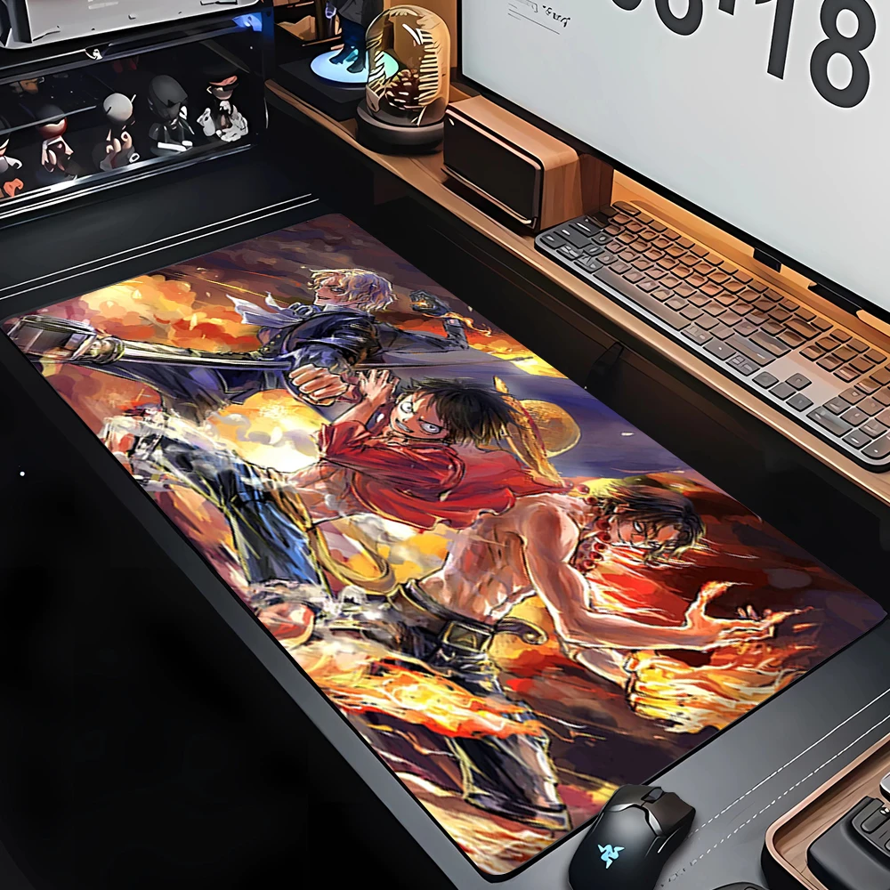 Speed XXL Rubber 900x400 Cartoon Big Motbook Computer PC Mousepad O One Piece Gaming Mouse Pad - One Piece Gifts