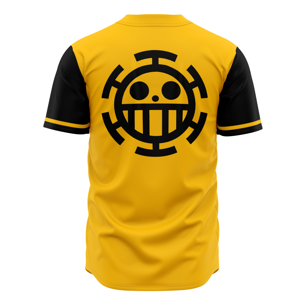 Trafalgar Law One Piece AOP Baseball Jersey BACK Mockup - One Piece Gifts