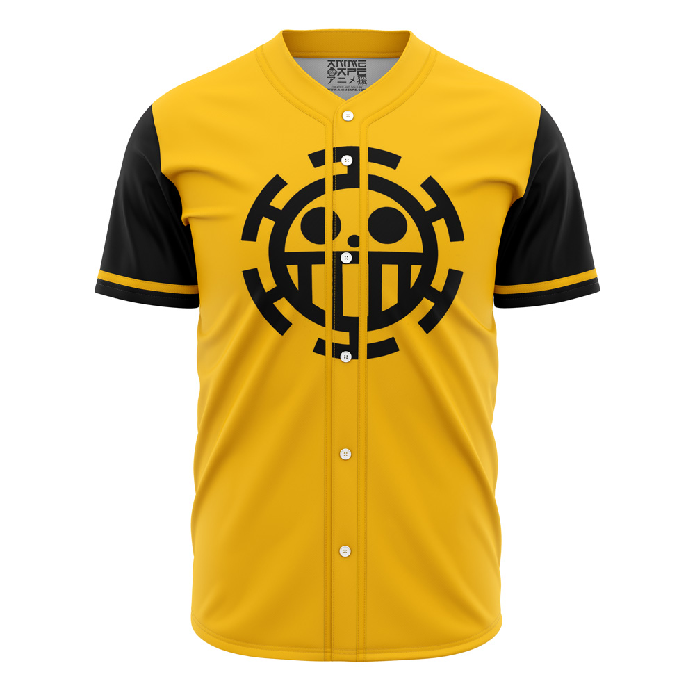 Trafalgar Law One Piece AOP Baseball Jersey FRONT Mockup - One Piece Gifts