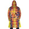Trippy Luffy One Piece AOP Hooded Cloak Coat BACK Mockup - One Piece Gifts