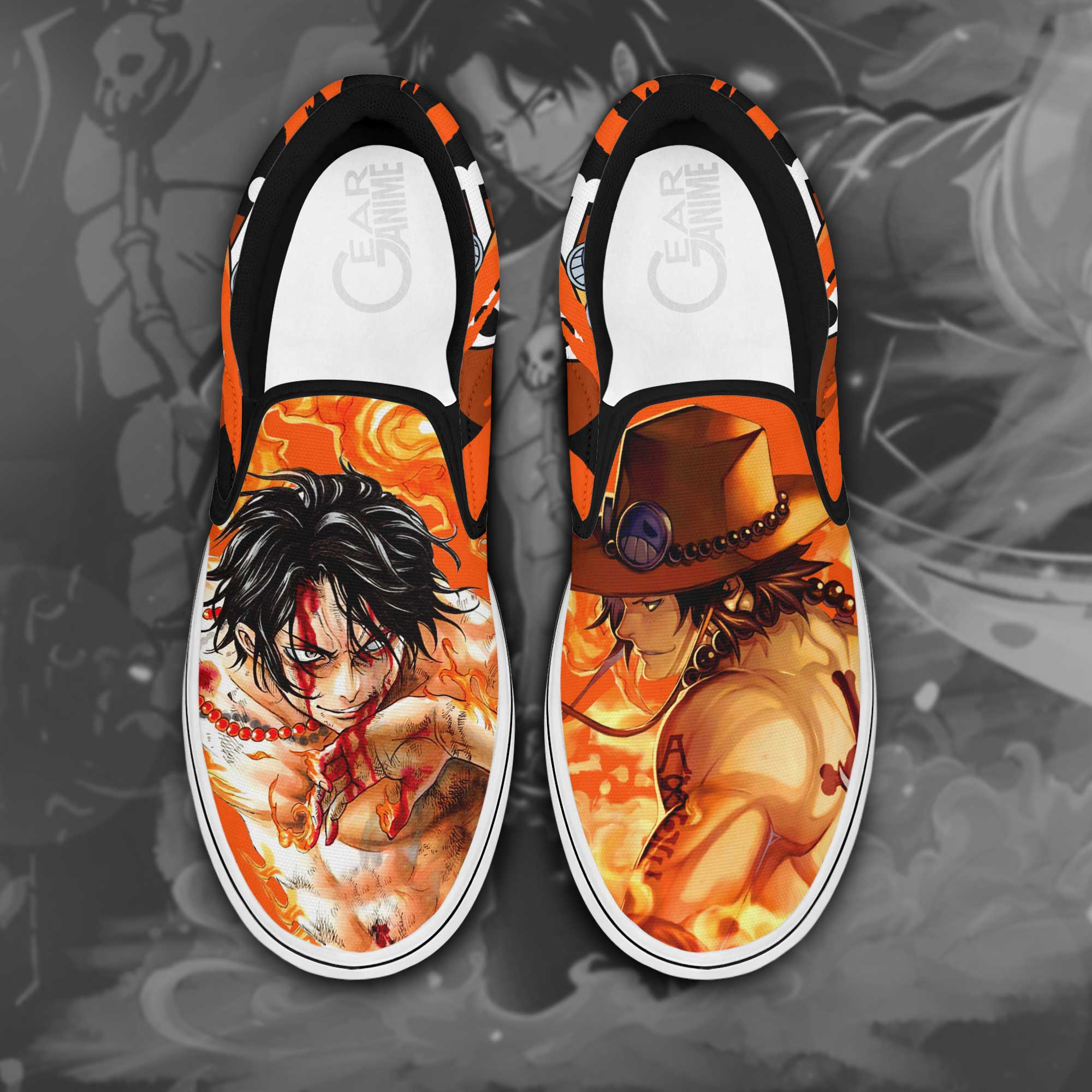 ace one piece slip ons gearanime 3 - One Piece Gifts