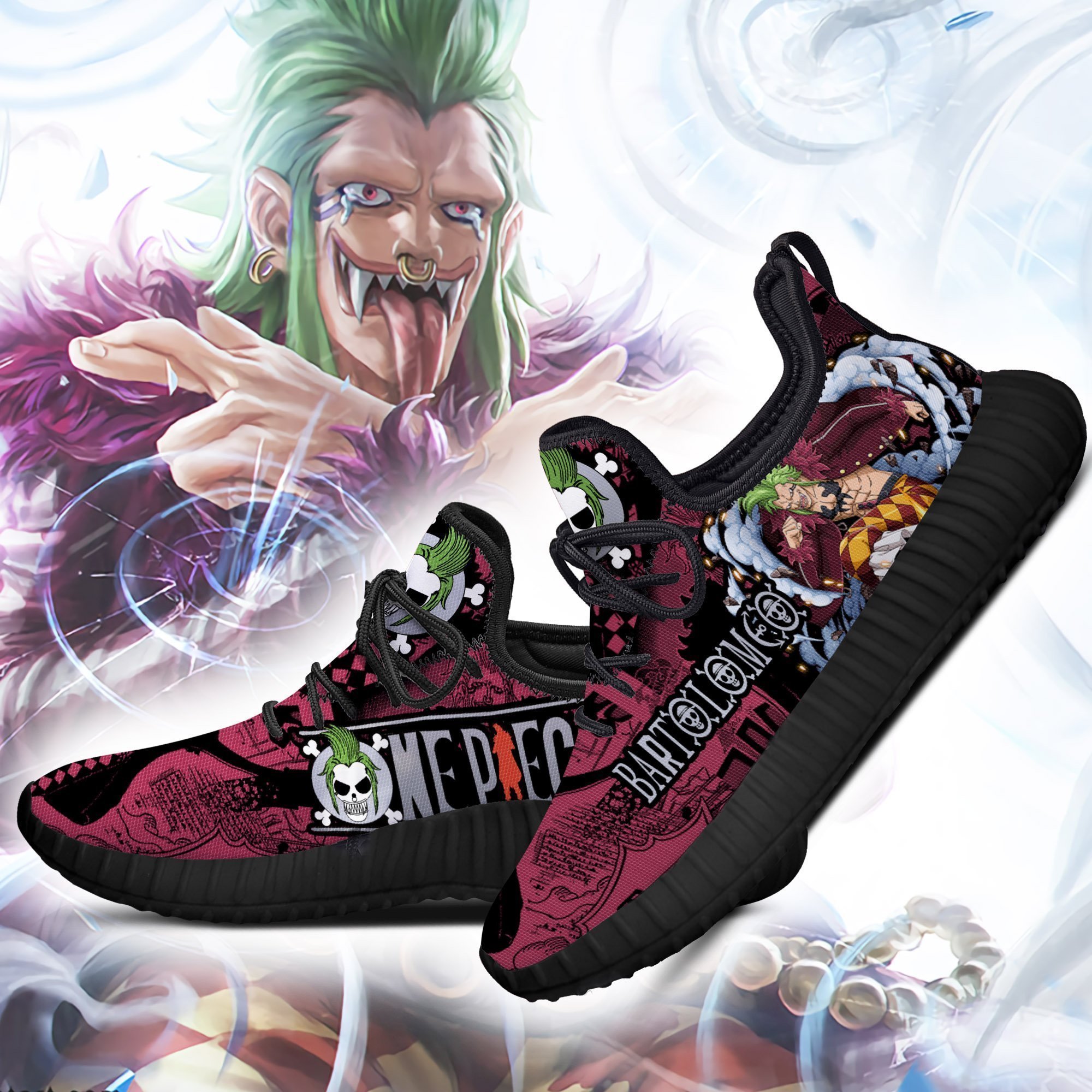 bartolomeo reze shoes one piece anime shoes fan gift idea tt04 gearanime 2 - One Piece Gifts
