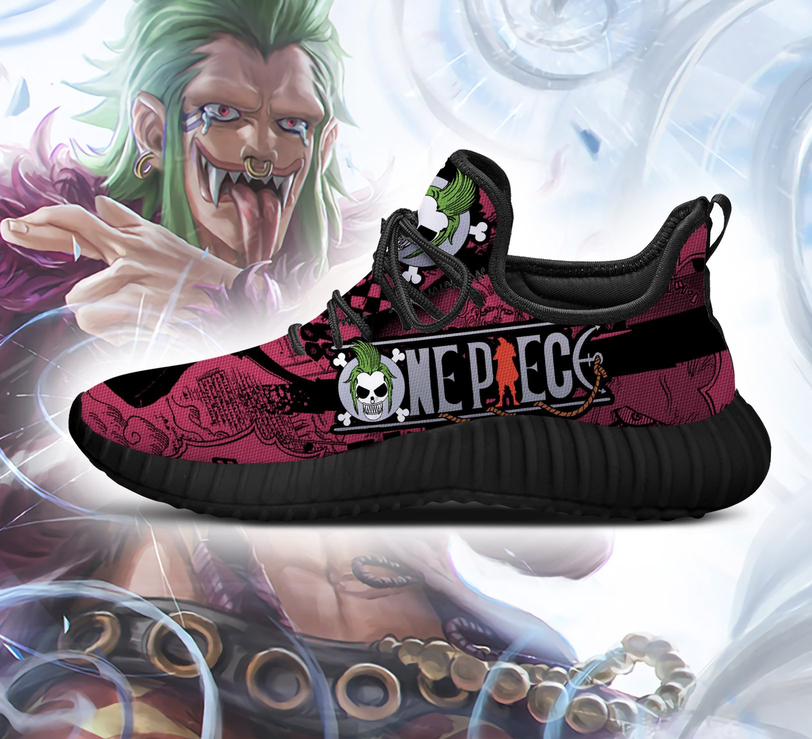 bartolomeo reze shoes one piece anime shoes fan gift idea tt04 gearanime 3 - One Piece Gifts