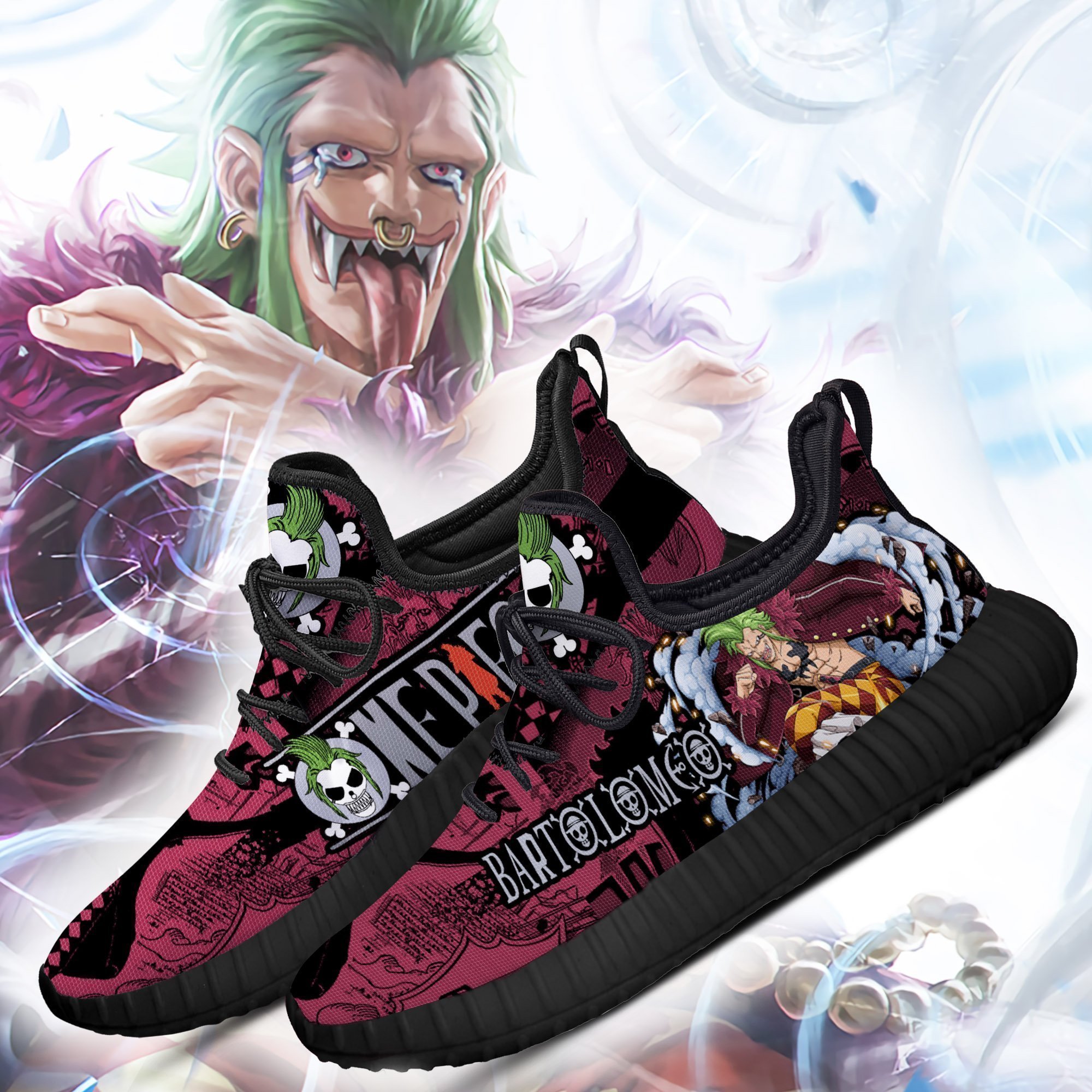 bartolomeo reze shoes one piece anime shoes fan gift idea tt04 gearanime 4 - One Piece Gifts