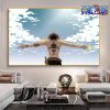 beautiful sky one piece portgas d ace wall art 469 - One Piece Gifts