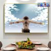 beautiful sky one piece portgas d ace wall art 564 - One Piece Gifts