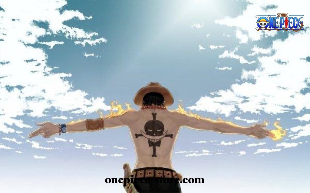 beautiful sky one piece portgas d ace wall art 70x100cm 248 - One Piece Gifts