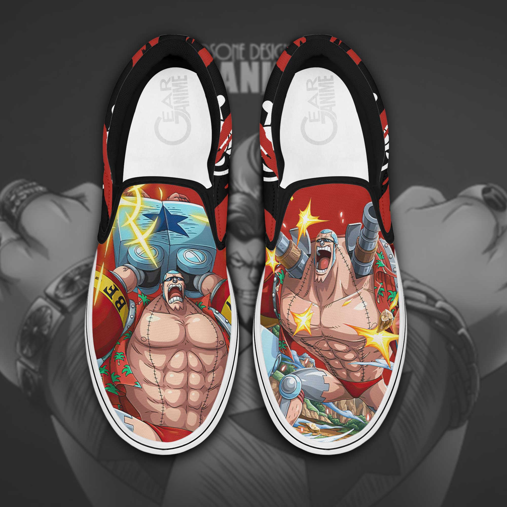 franky one piece slip ons gearanime 2 - One Piece Gifts