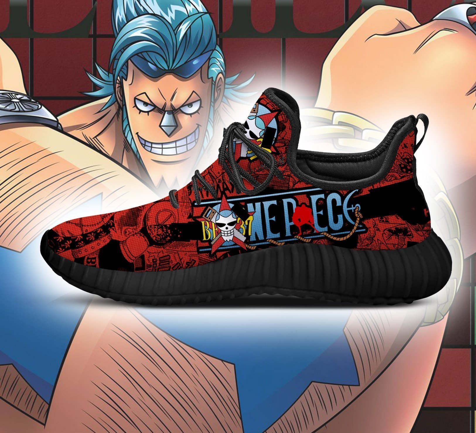 franky reze shoes one piece anime shoes fan gift idea tt04 gearanime 3 - One Piece Gifts
