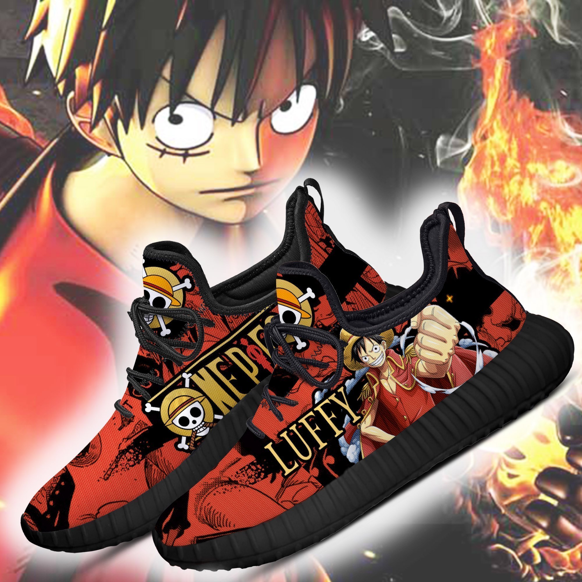 luffy reze shoes one piece anime shoes fan gift idea tt04 gearanime 2 - One Piece Gifts