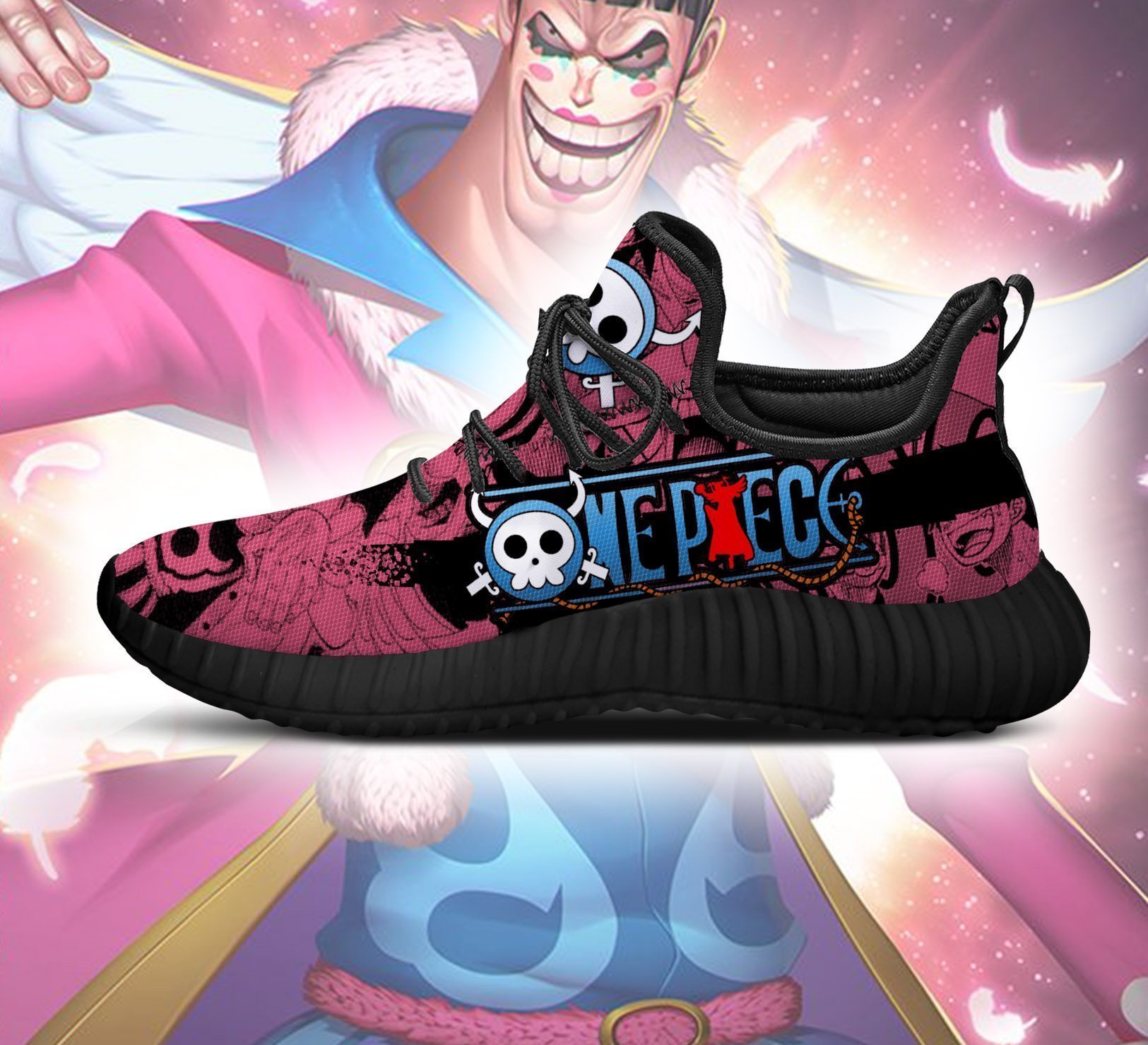 mr 2 bon clay reze shoes one piece anime shoes fan gift idea tt04 gearanime 3 - One Piece Gifts