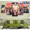 new design 5 pieces one piece charactes canvas wall art 416 - One Piece Gifts