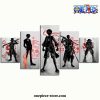 new style 5 pieces one piece team canvas wall art 661 - One Piece Gifts