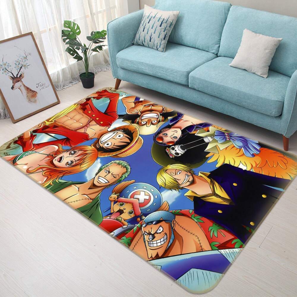 one piece anime 4 area rug living room and bed room rug rug regtangle carpet floor decor home decor 0 - One Piece Gifts
