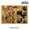 one piece character profile kraft paper poster 314 - One Piece Gifts
