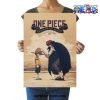 one piece luffy and ace kraft paper poster 447 - One Piece Gifts