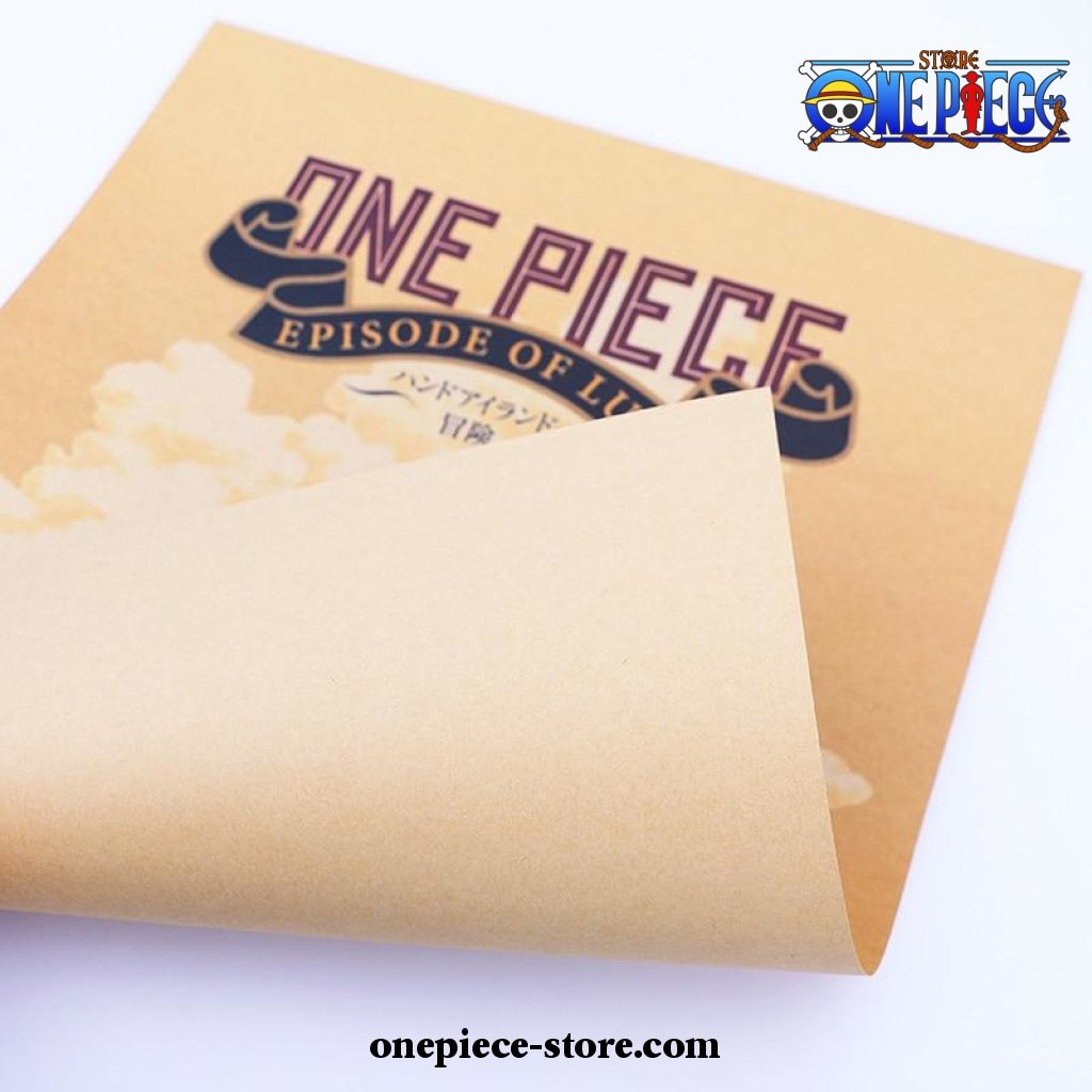 one piece luffy and ace kraft paper poster 539 - One Piece Gifts