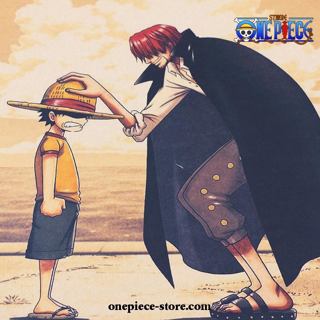 one piece luffy and ace kraft paper poster 839 - One Piece Gifts