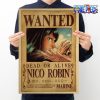 one piece nico robin wanted kraft paper poster 584 - One Piece Gifts