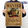 one piece sogeking wanted kraft paper poster 158 - One Piece Gifts