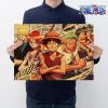 one piece team kraft paper poster 608 - One Piece Gifts