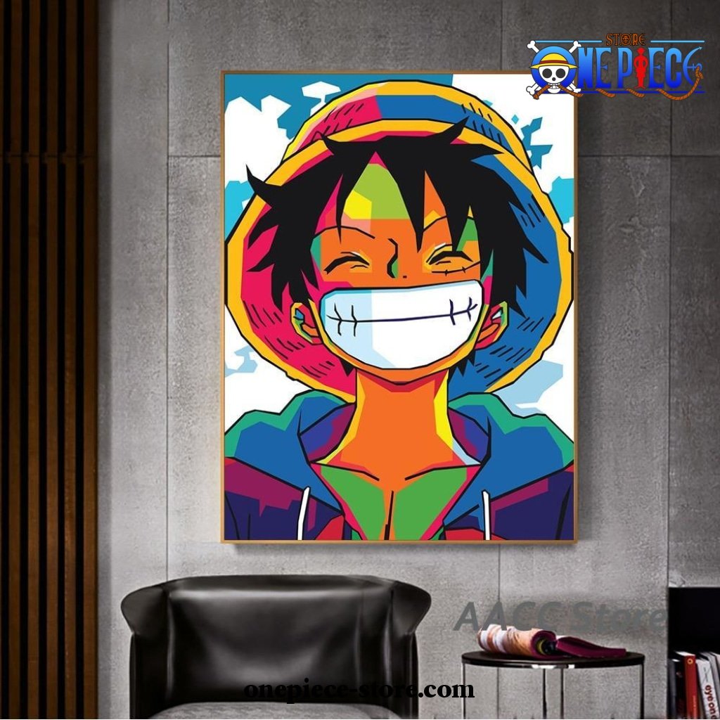one piece wall art smile luffy 3d canvas 177 - One Piece Gifts