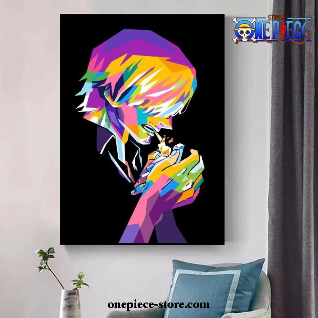 sanji one piece canvas painting wall art 145 - One Piece Gifts