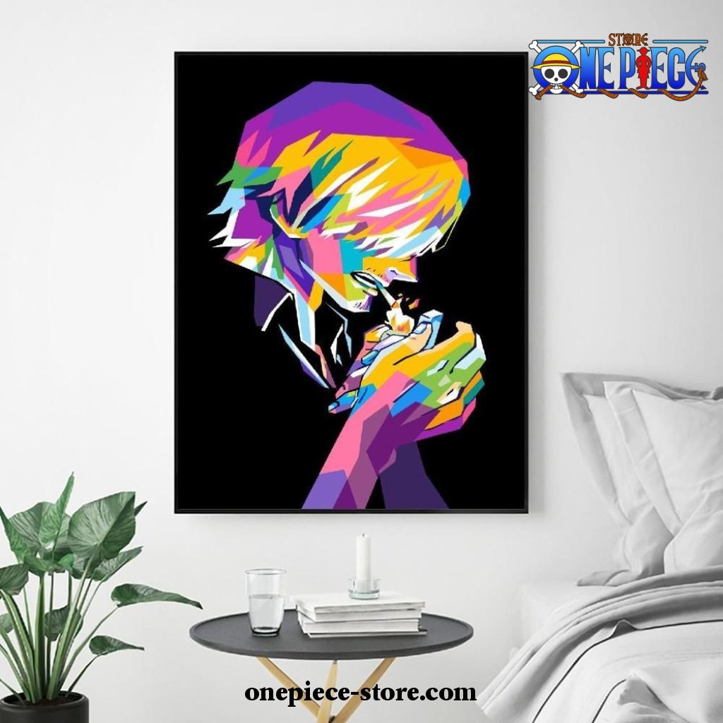 sanji one piece canvas painting wall art 329 - One Piece Gifts