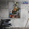 silvers rayleigh luffy one piece wall art with framed 191 - One Piece Gifts