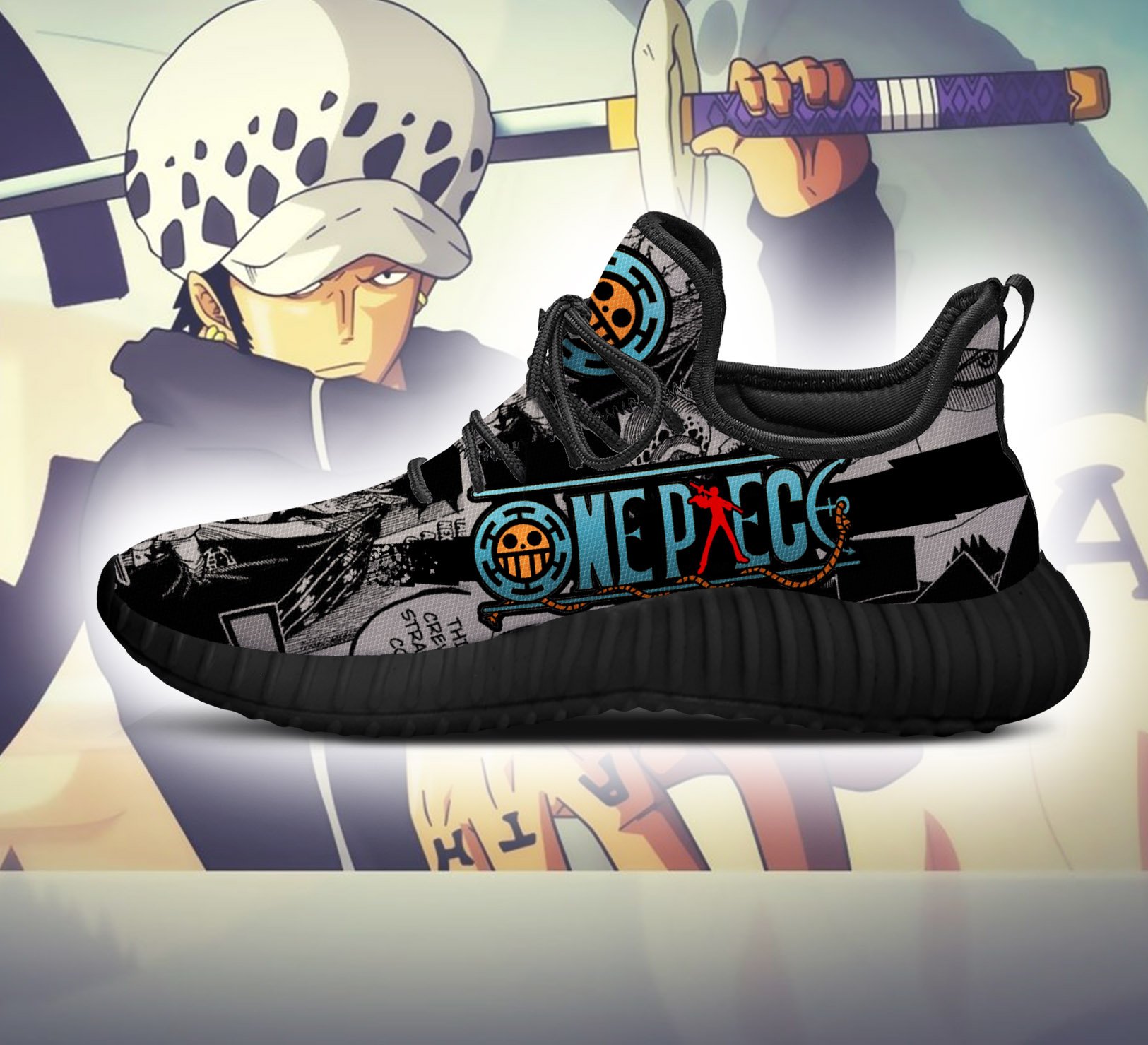 trafalgar law reze shoes one piece anime shoes fan gift idea tt04 gearanime 3 - One Piece Gifts